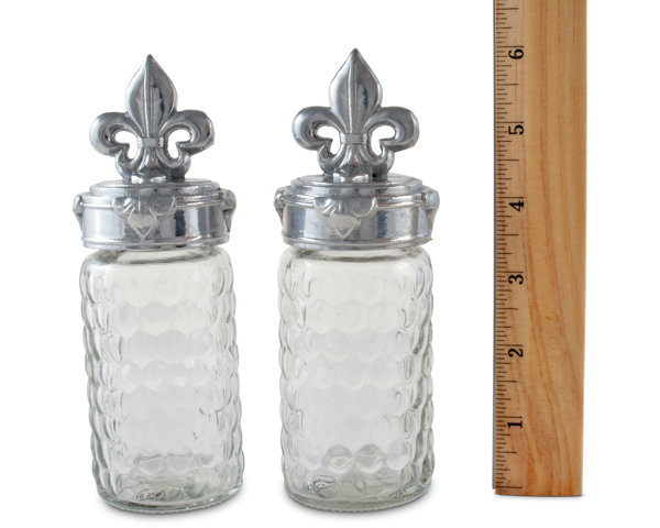 Gourmet - Light Bulb Shaped Salt and Pepper Shaker Set, Made of Glass