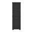 Armoire de rangement autoportante avec deux tiroirs de différentes tailles et tablette peinte-1262907585