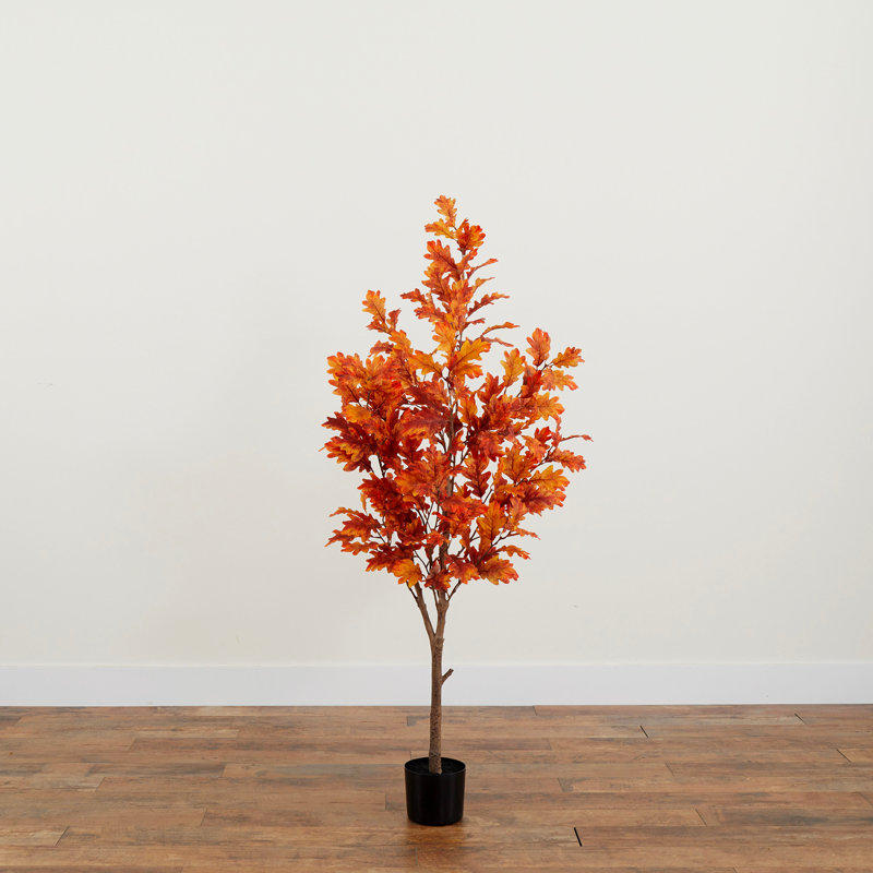 Arbre à feuillage artificiel 60 po en pot