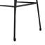 Dark Brown Chair(2)+Black Accent Table