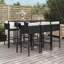 Ensemble de bar en métal avec tabourets-254051218-266051907