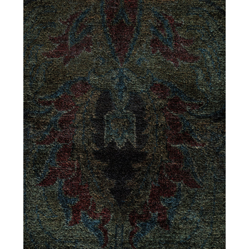 Overdyed One-of-a-Kind 8' 1" X 10' 0" Hand Knotted Area Rug