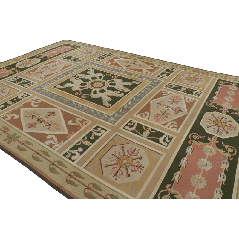One-of-a-Kind Rectangle 11’7”x17’ Hand Knotted Area Rug