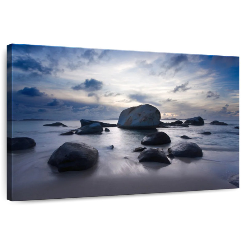 Gillard The Baths Rocky Seascape