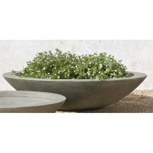 Cast Stone Wok Planter - 4 Sizes