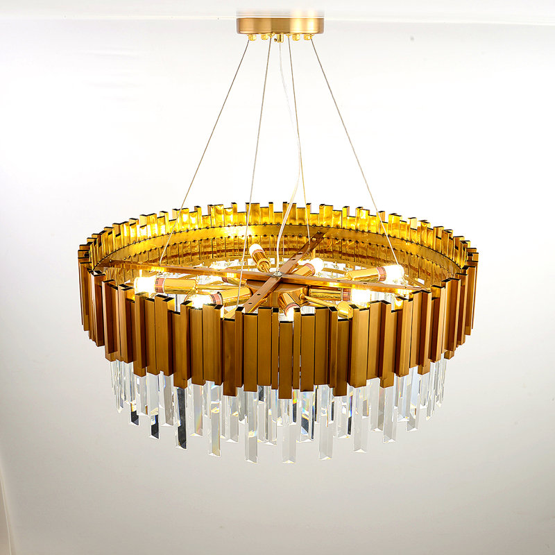 Mckee 6 - Light Crystal Chandelier