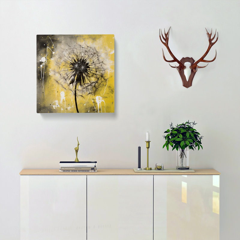 Dandelion Gestural - No Frame Print