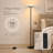 70.16" Torchiere Floor Lamp with Remote Control-1622966139