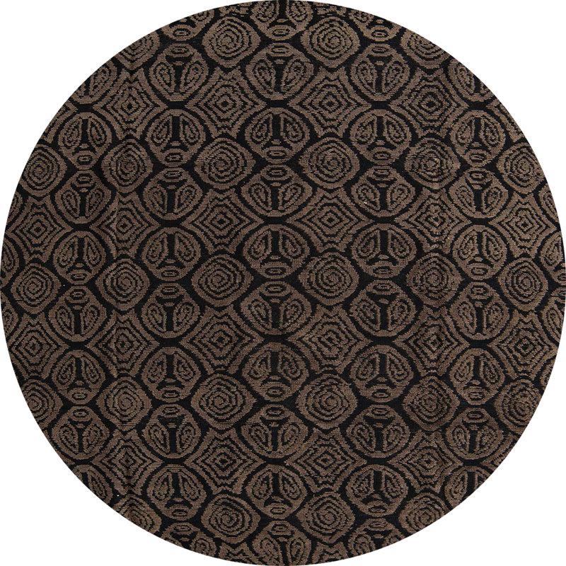 Tapis abstrait et moderne 5132, Rond 8 pi