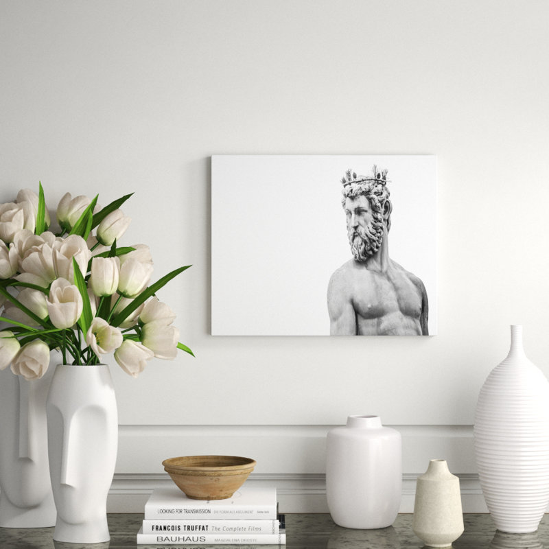Poseidon Print by DecorumBY, 16" H x 20" W x 1" D, Aluminum