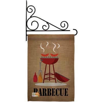 Double Sided 18.5'' H x 13'' W Polyester Flag Set