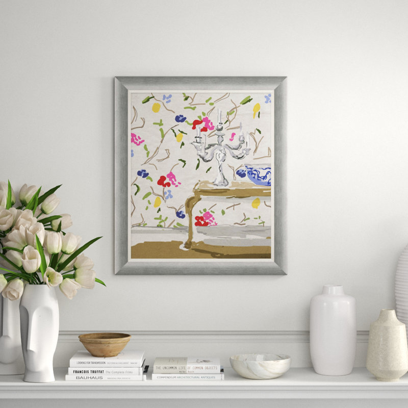Sissinghurst with Candelabra Framed by Dana Gibson