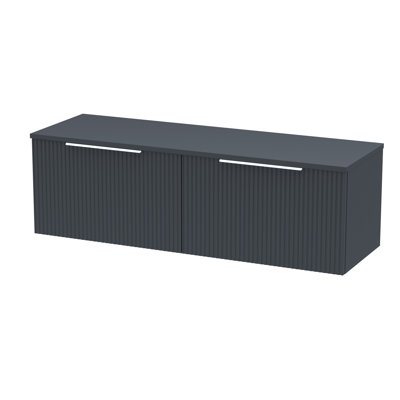 Fluted 120.5cm Single Bathroom Vanity Base Only