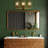 3-Light Dimmable Textured Bathroom Vanity Light ETL Certified