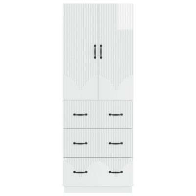 Cabinet Set 2 Pcs Engineered Wood Storage Modular Home Unit Compact