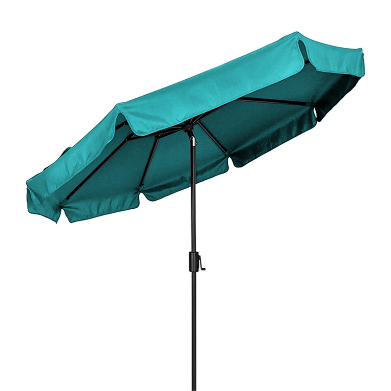  Parasol de patio turquoise 9 pi Linea, Blue