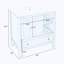 Meuble-lavabo avec lavabo en céramique Hauraa-2090927008