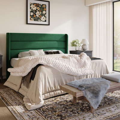 Lit plateforme tapissier Modern