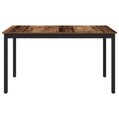 Metal Base Dining Table