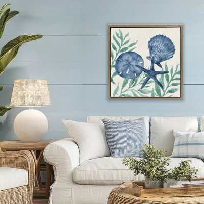 Maritime Tampico Shells Floating Frame, design by Paul Brent
