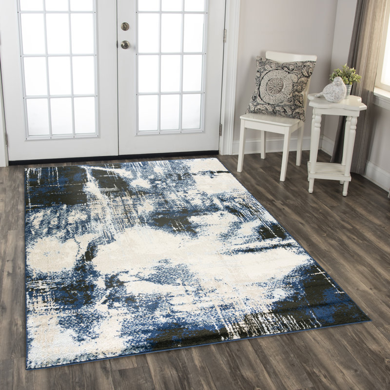Tapis 100% polypropylène tissé à la machine, Rectangle 8 pi x 9 pi 6 po