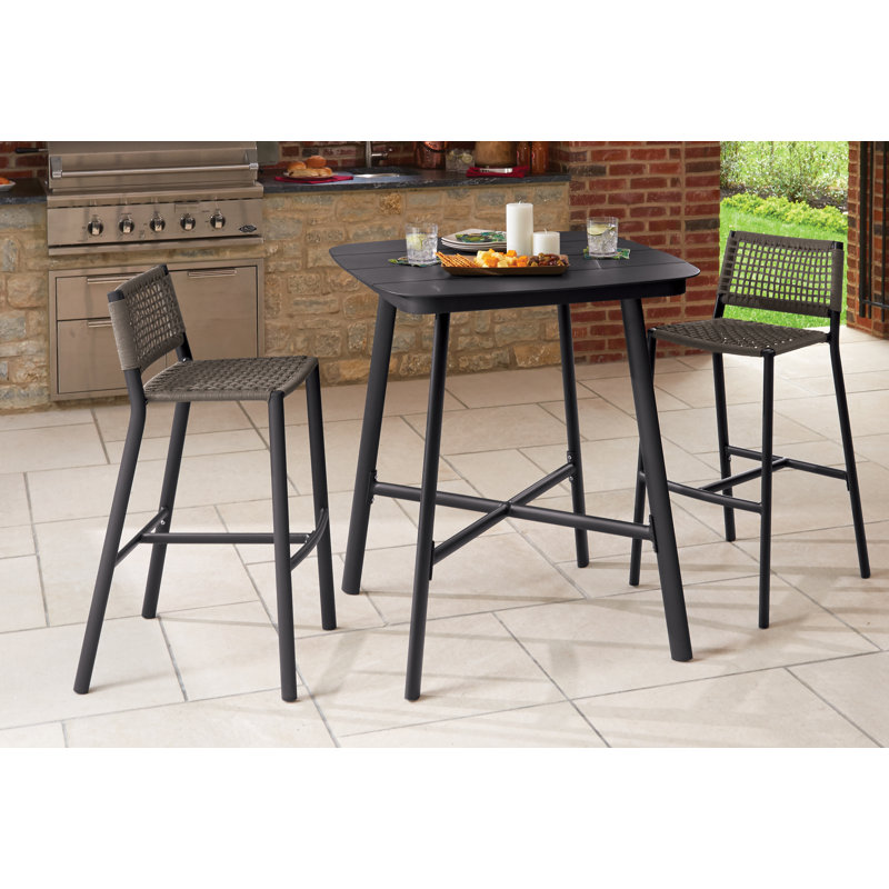 Eiland Patio Dining Set with Square Table, 2