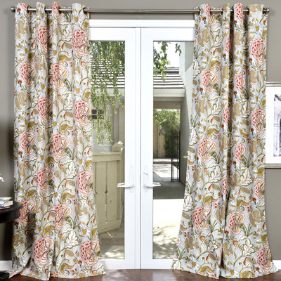 Hermínio Cotton Semi Sheer Curtain Single Panel