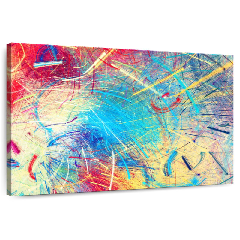 Avery Abstract Primary Color, 20" H x 30" W