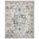Christa Oriental Turquoise/Ivory Area Rug