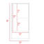 Ensemble de rangement de salle de bain autoportant Gilletta