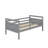Fashionable Twin Over Full Bunk Bed With Safe Ladder And Protective Guardrail-1342346617
