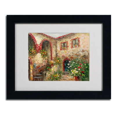 " Tuscany Courtyard " Painting