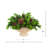 Evergreen Centerpiece with Pinecones