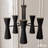Hunter Zola Up and Down 10 Light 26 Inch Chandelier