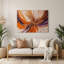 «Lyrical Abstraction 98», art mural en métal brun-1076992727