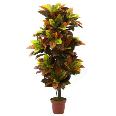 56'' Faux Foliage Plant in Pot