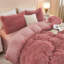 Ensemble d'édredon rose Andency Fluffy Old-124625309-124625297