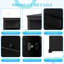 Grande armoire de rangement noire triangulaire avec 3 tiroirs et tablettes réglables pour la salle de bain, la cuisine ou le salon | Idée de cadeau