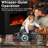  49” Modern Minimalist Electric Fireplace with Mantel, Color-Blocking Design, 12 LED Flame Colors-527377821-527377818