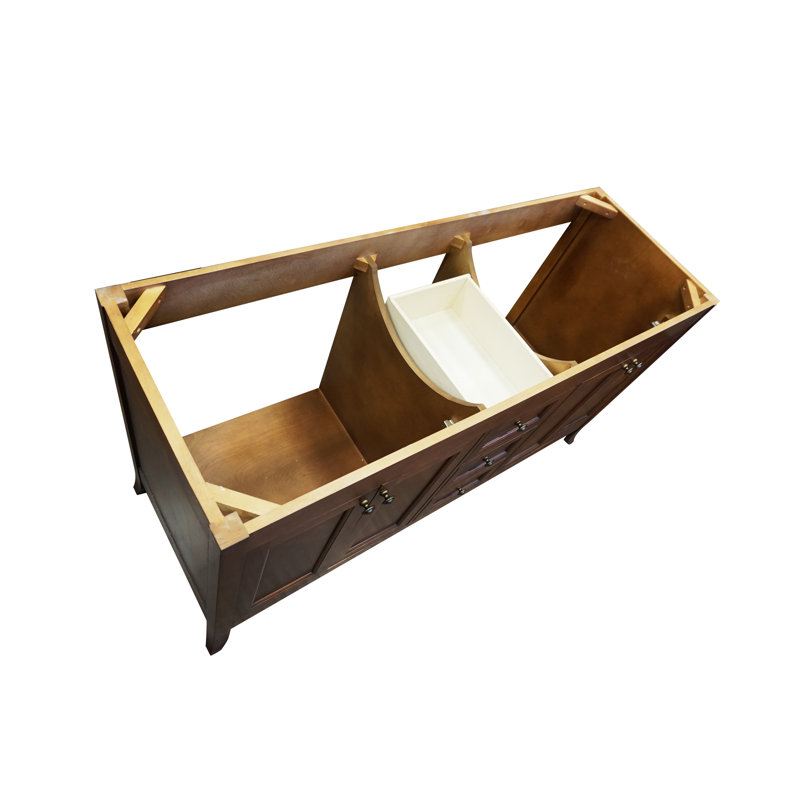 Ensemble de meuble-lavabo double 60 po Mayfield, Marbre de Carrare
