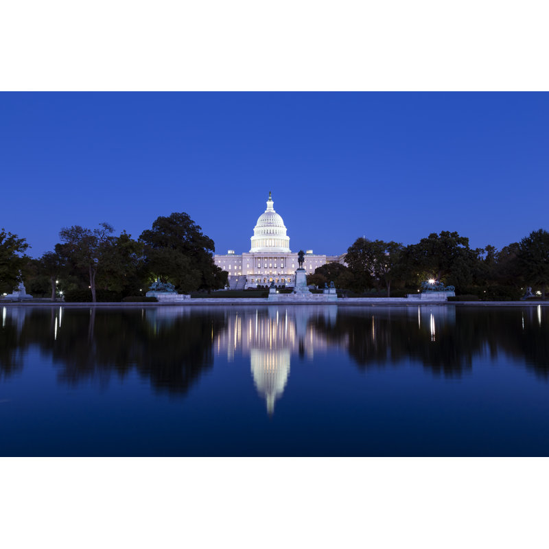 US Capitol by Catuncia - Wrapped Canvas Print, 20cm H x 30cm W