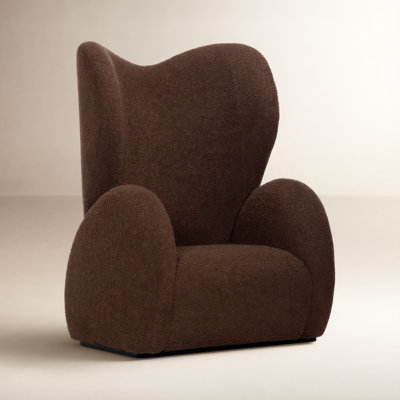 Arches Upholstered Swivel Wingback Chair