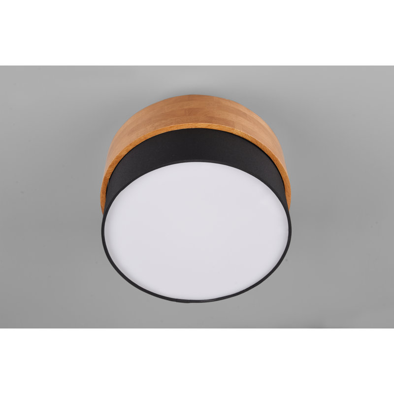 Krystallee 2-Light 30cm Flush Mount, Black