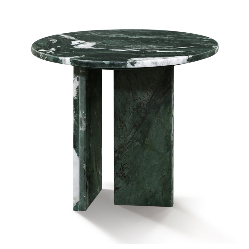 Table basse en marbre naturel vert, petite table, table de salon, pierre naturelle, marbre véritable, marbre véritable, Vert
