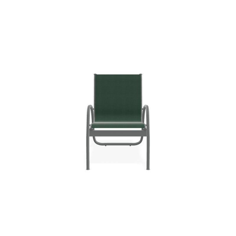 Fauteuil de patio Gardenella, Vert forêt 22D Sunbrella® vert, Graphite texturé