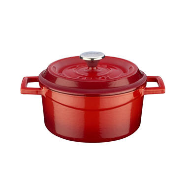 Lava Cast Iron Lava Enameled Cast Iron Skillet 6 inch-Baby Collection Pan Dish Color: Red LV Y TV 16 Shn Bb R