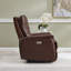 Fauteuil inclinable en cuir Norann