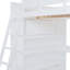 Lit mezzanine double avec bureau et tablette