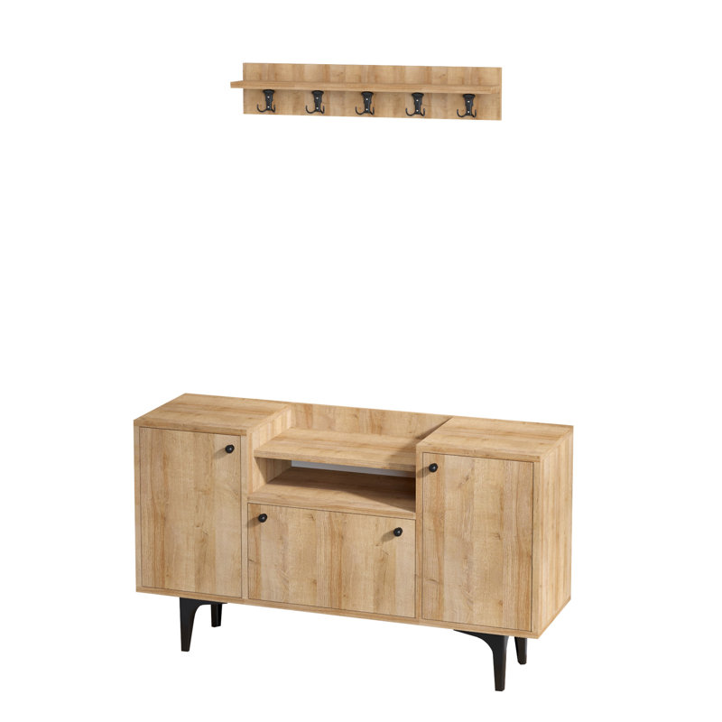 Toppino Hall Tree with Shoe Storage