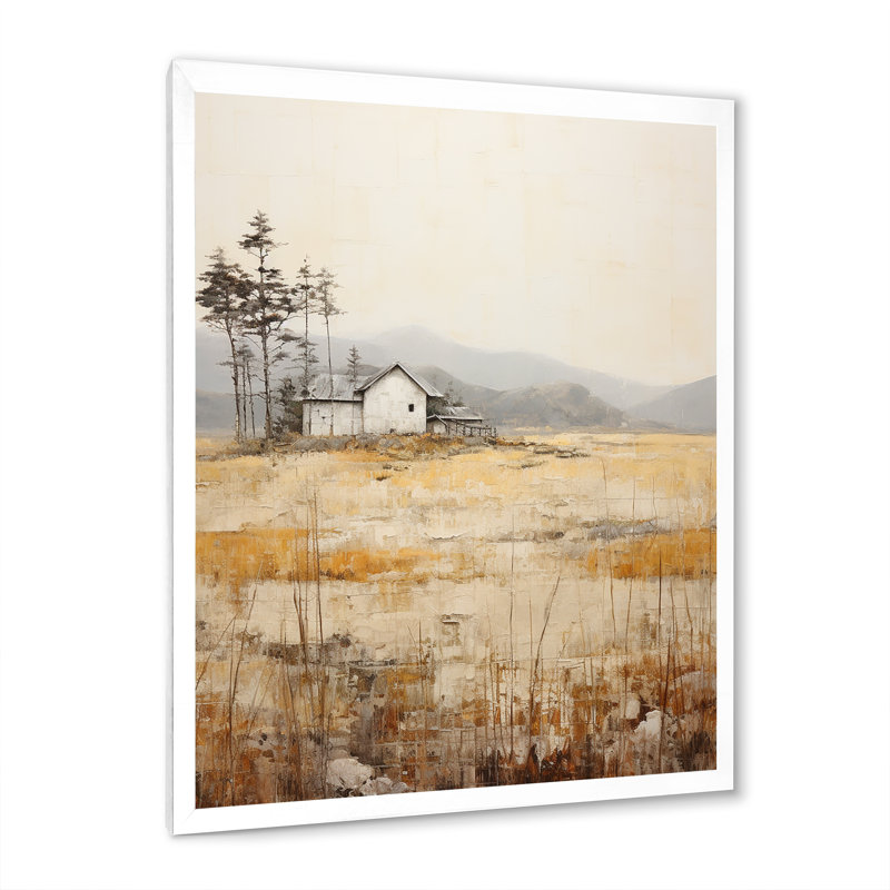Countryside Rhapsody II sur toile, H 32 po x l 24 po x P 1 po, Cadre simple blanc